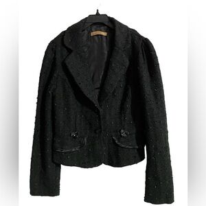 Beau Bois Coquette black blazer